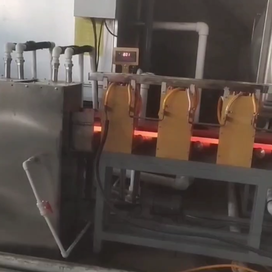 中頻圓鋼在線調質生產線設備